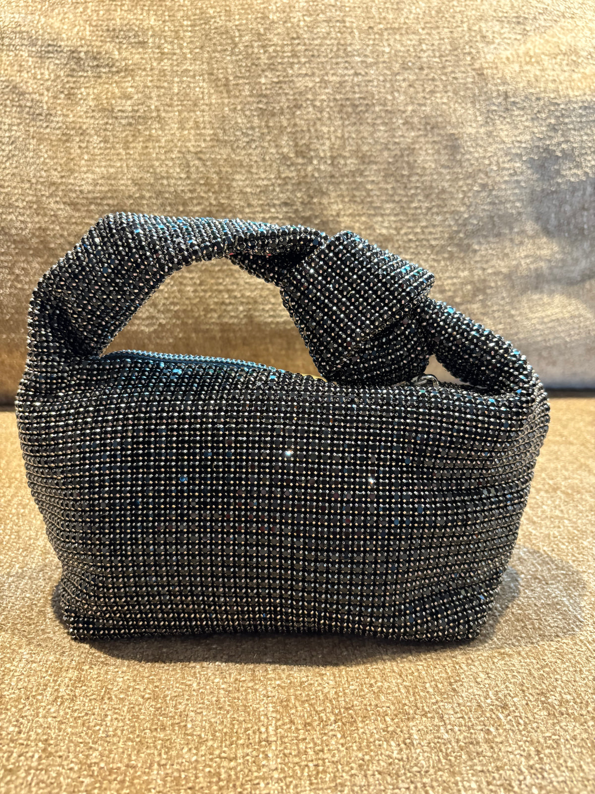 Sac Aurea à strass noir