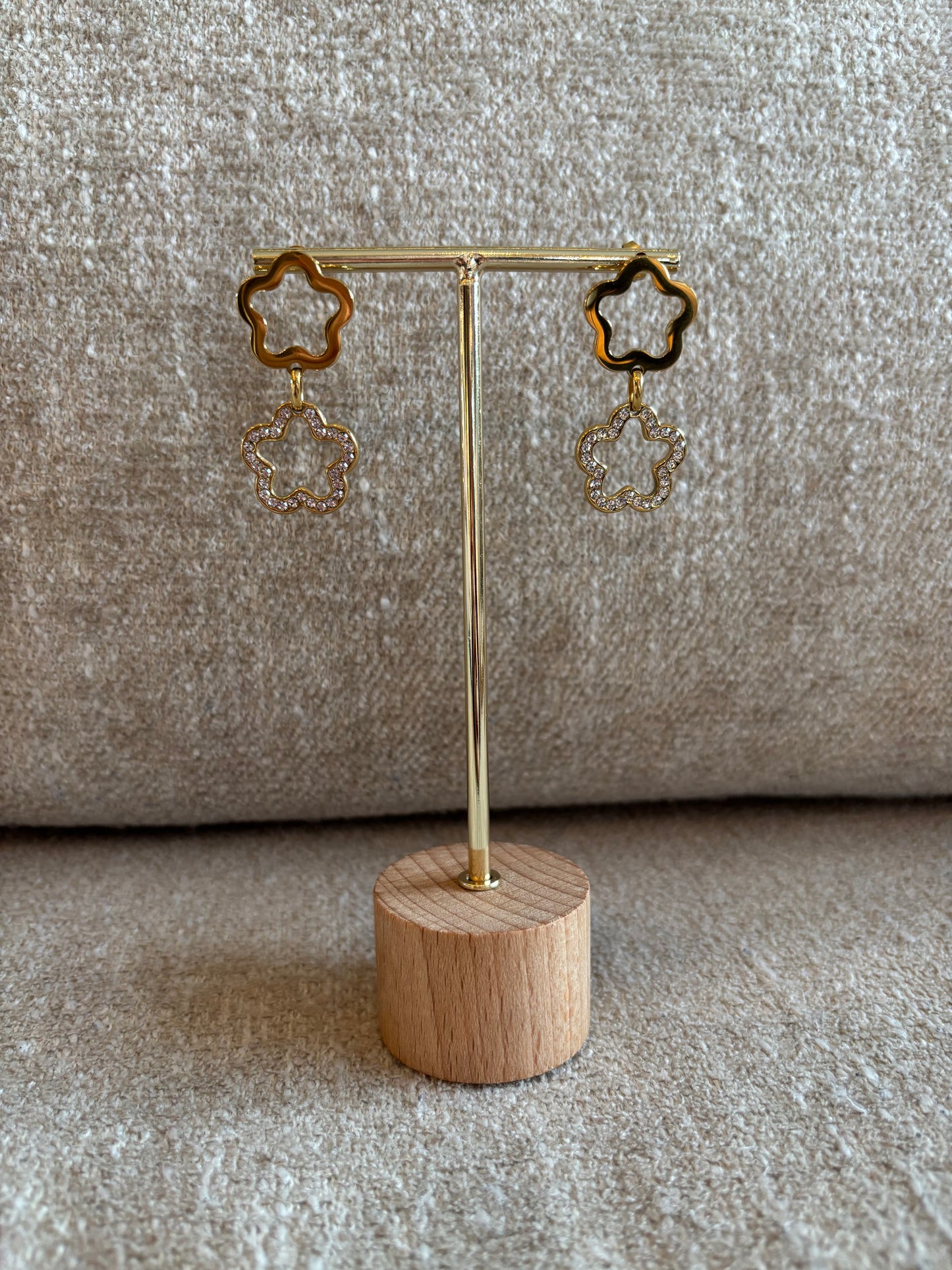 Boucles d'oreilles Agathe acier inoxydable