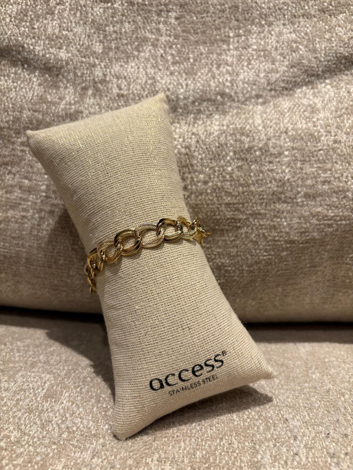 Bracelet Clémence en acier inoxydable doré