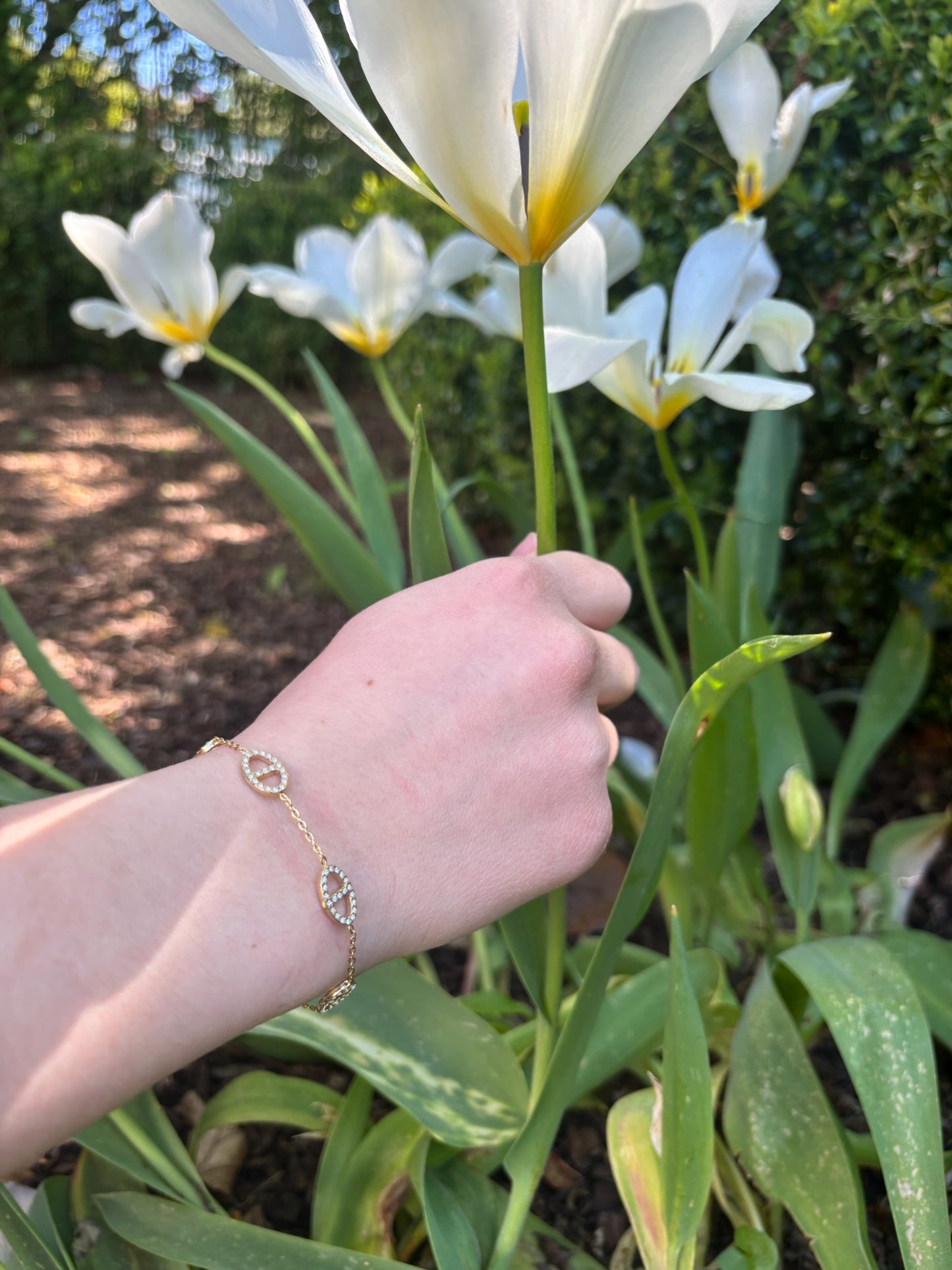 Bracelet Julia en acier inoxydable doré