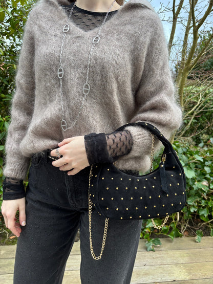 Sac Nova à clous noir