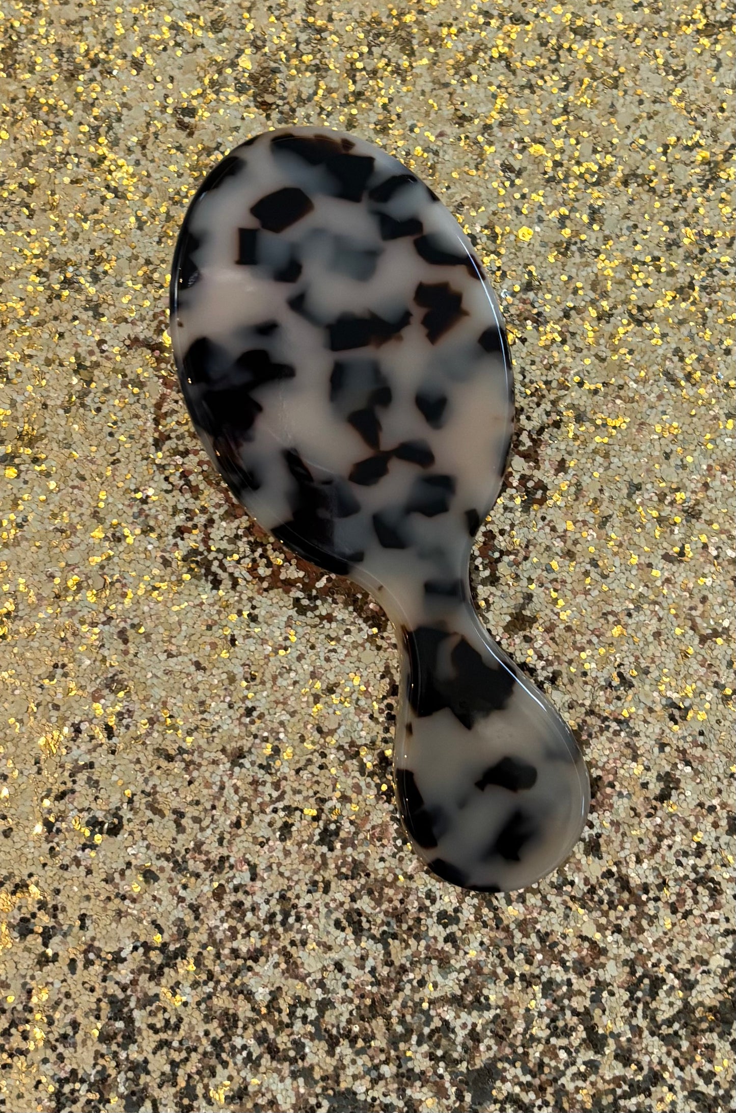 Brosse Diamant beige tachetée