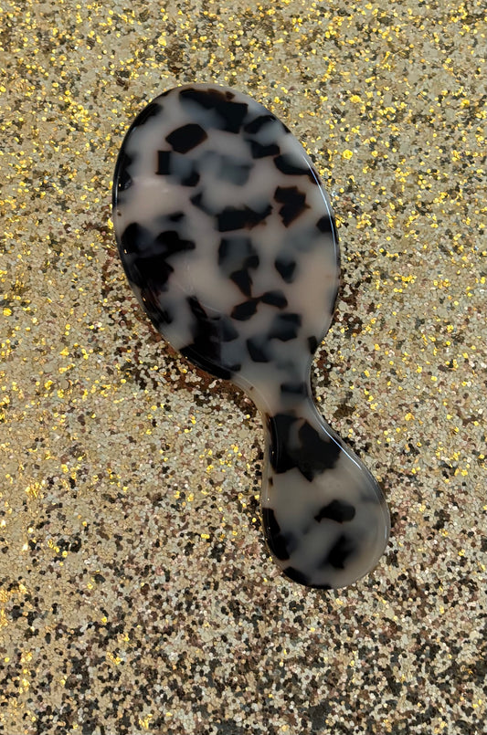 Brosse Diamant beige tachetée