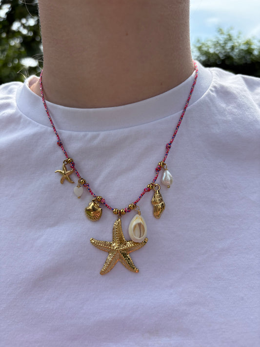 Collier Eloïse en acier inoxydable rose/doré