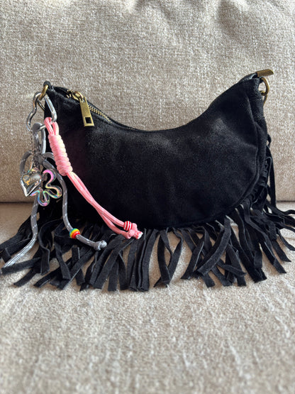 Porte-clés Olivia gris/rose