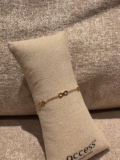 Bracelet Mila en acier inoxydable doré