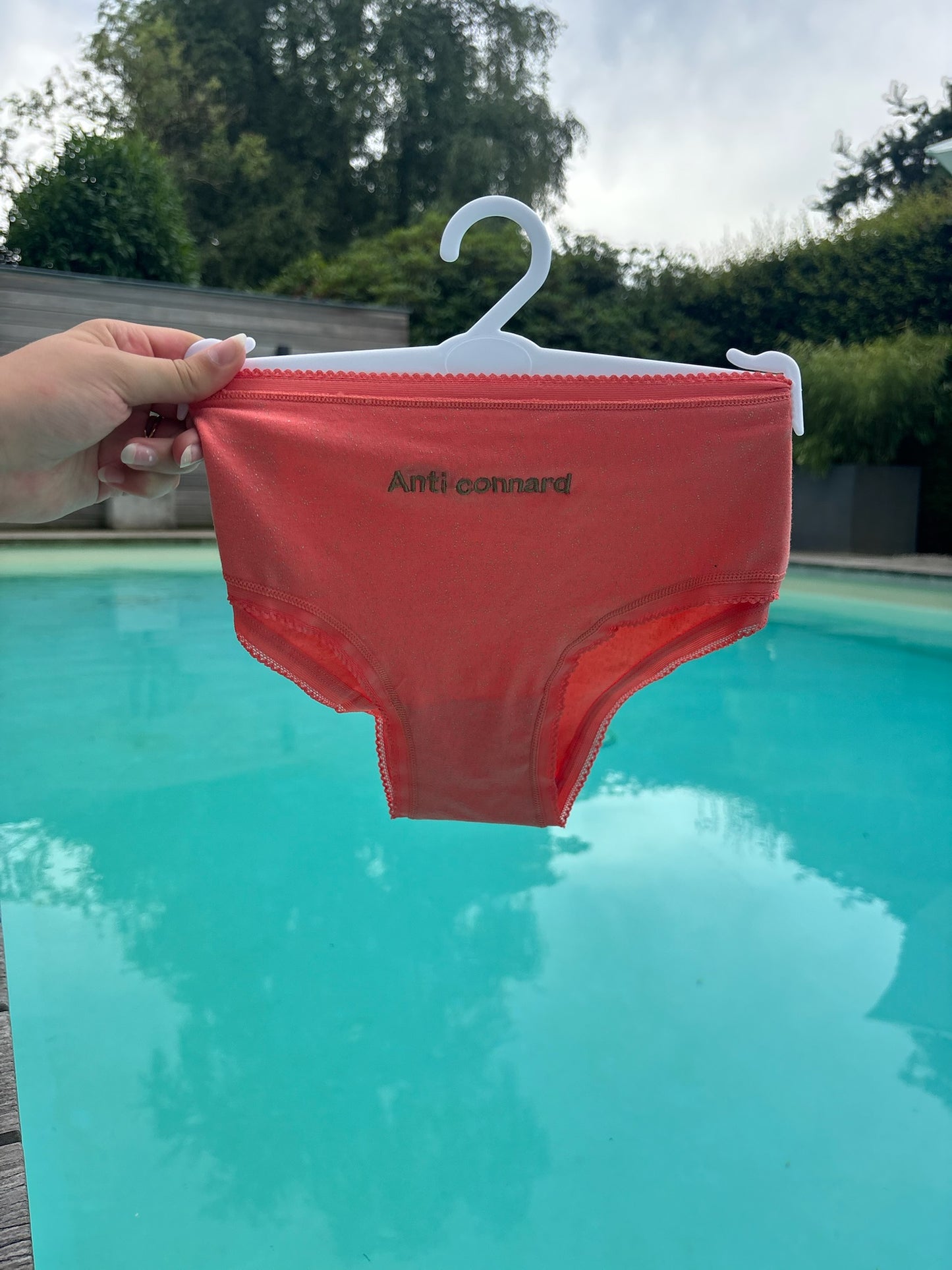 Culottes pailletés “anti connard”