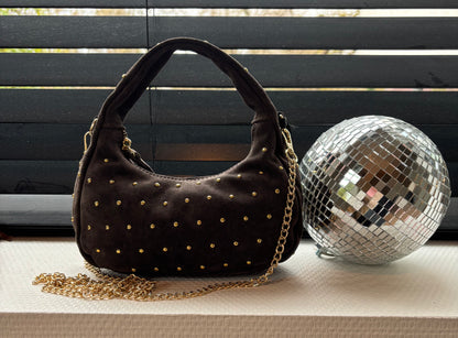Sac Nova à clous brun