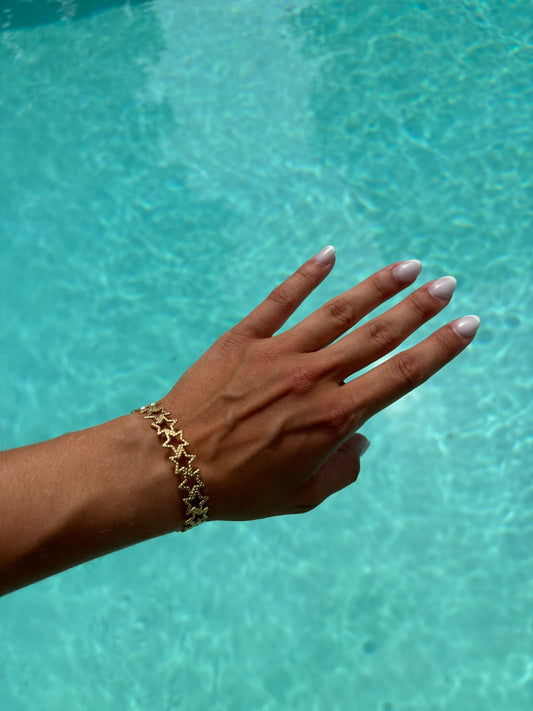 Bracelet jonc Céleste