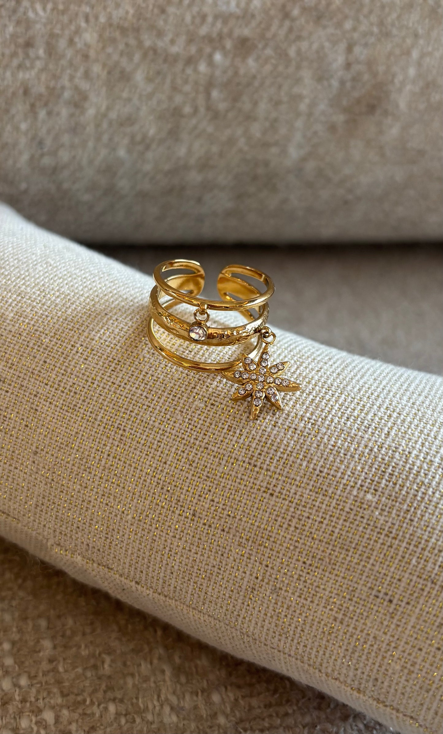 Bague Célestine en acier inoxydable