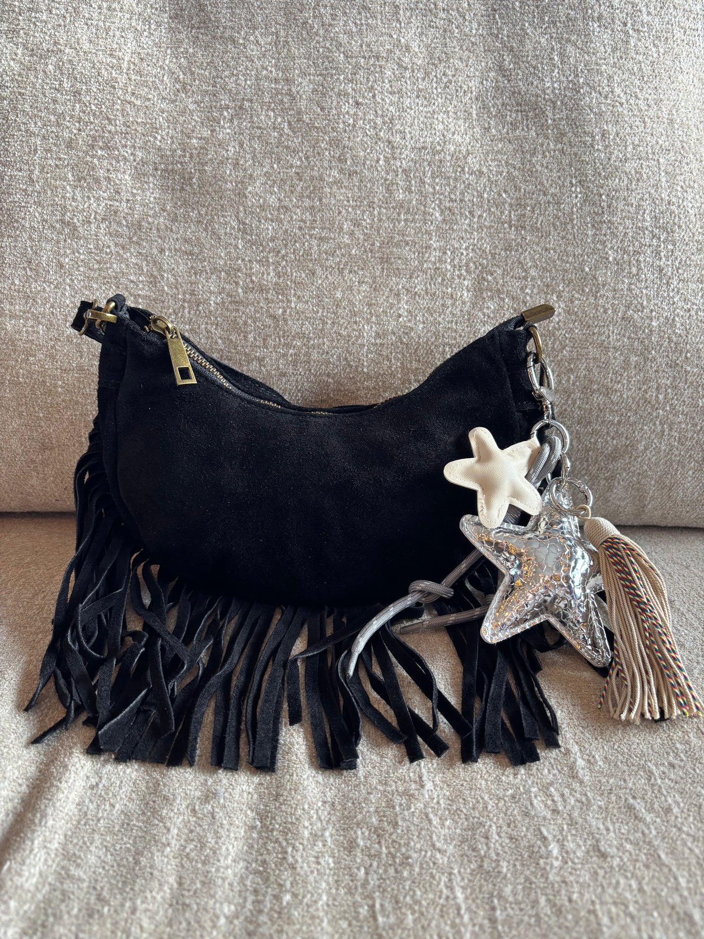 Porte-clés Romy argenté