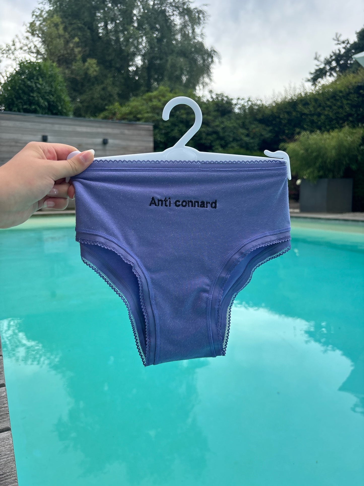 Culottes pailletés “anti connard”
