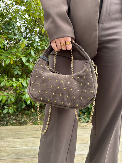 Sac Nova à clous brun