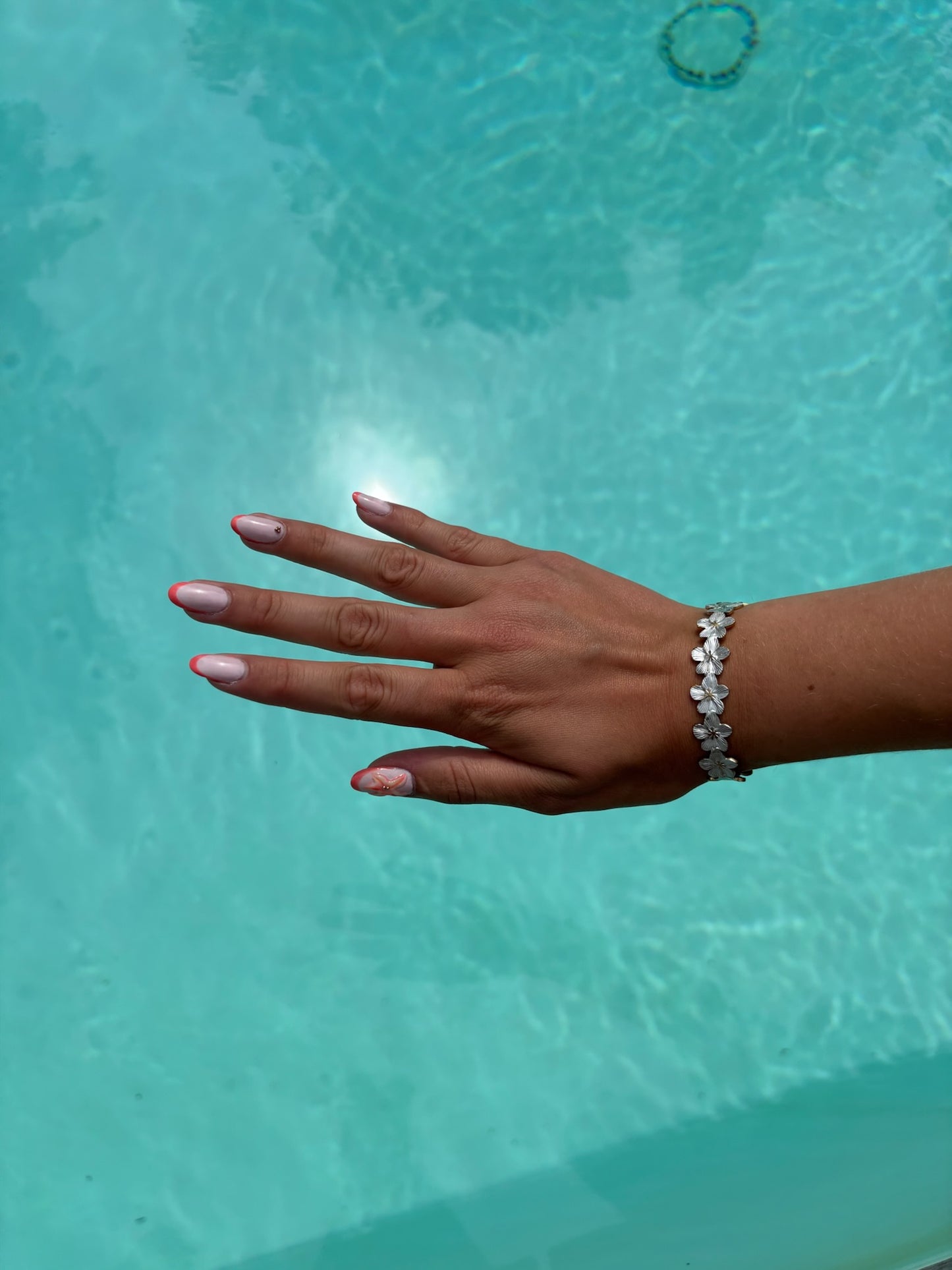 Bracelet jonc Esther bleu