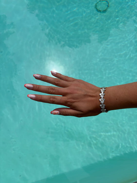 Bracelet jonc Esther bleu