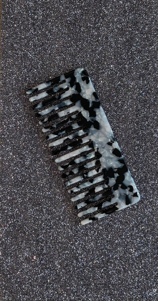 Peigne Opale gris tacheté