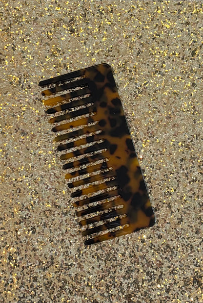 Peigne Opale brun tacheté