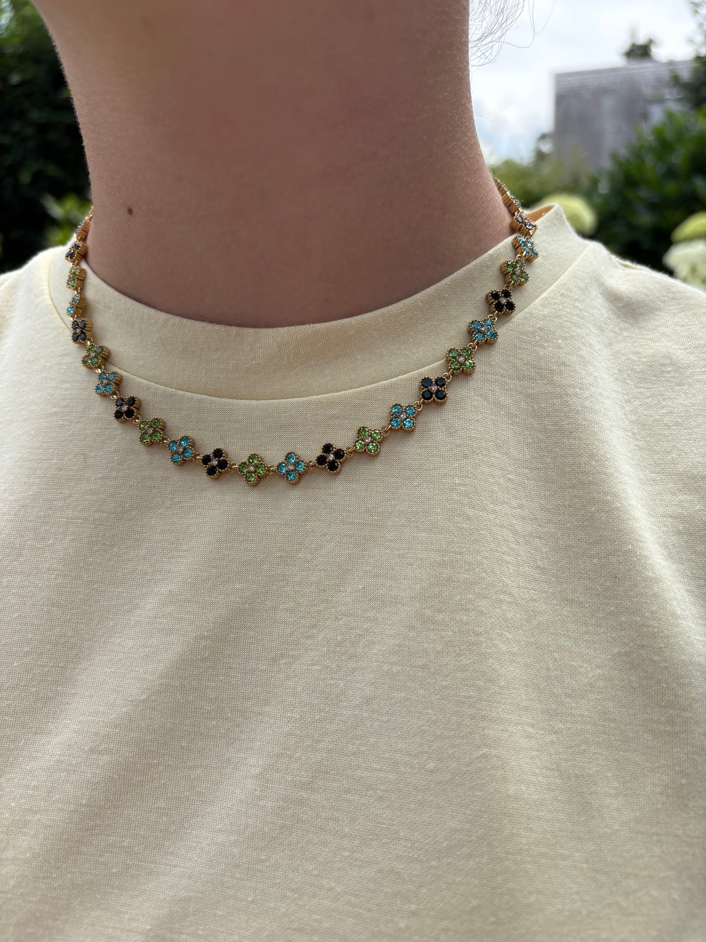 Collier Nina vert