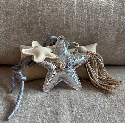 Porte-clés Romy argenté