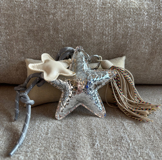 Porte-clés Romy argenté