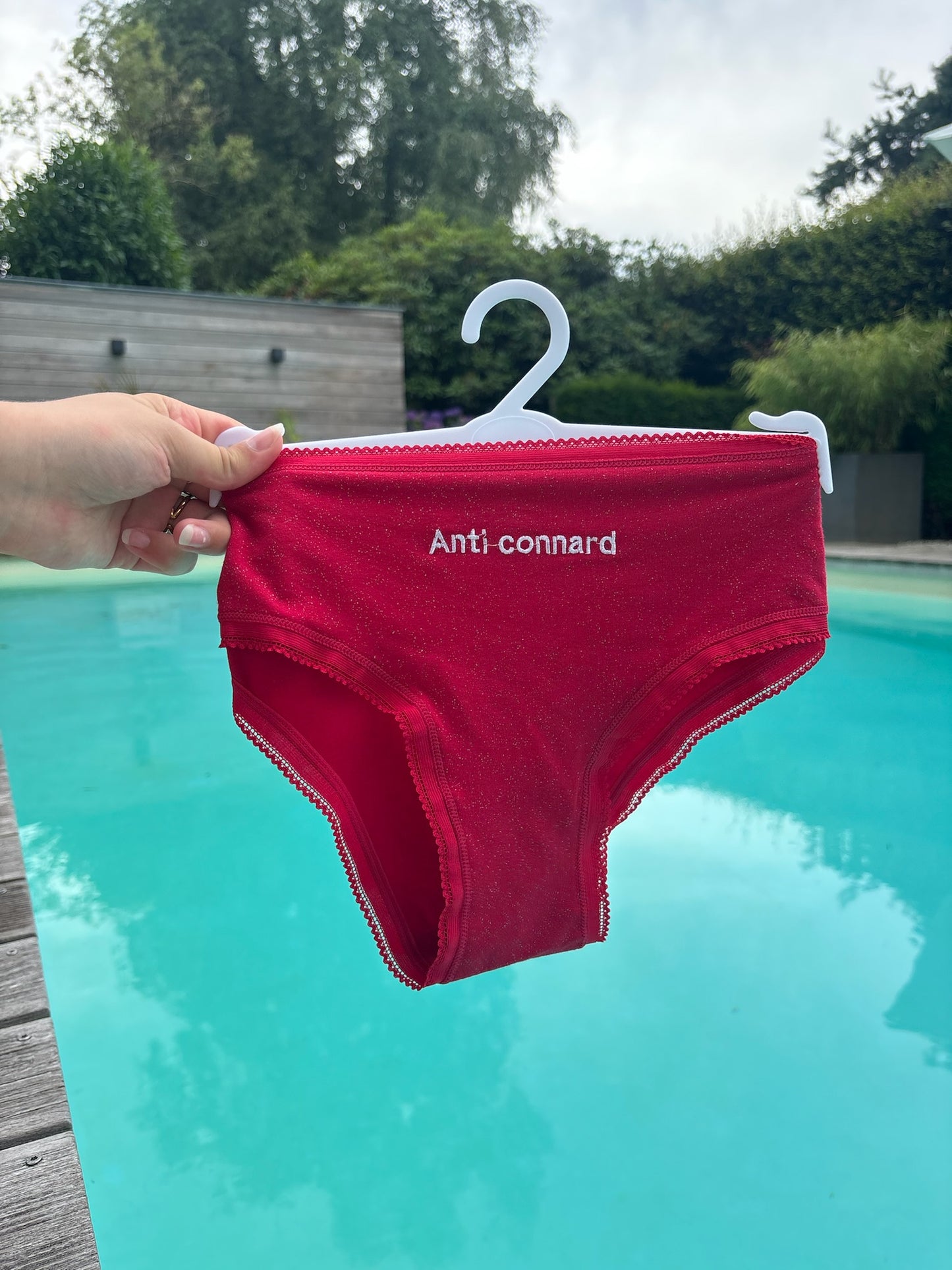 Culottes pailletés “anti connard”