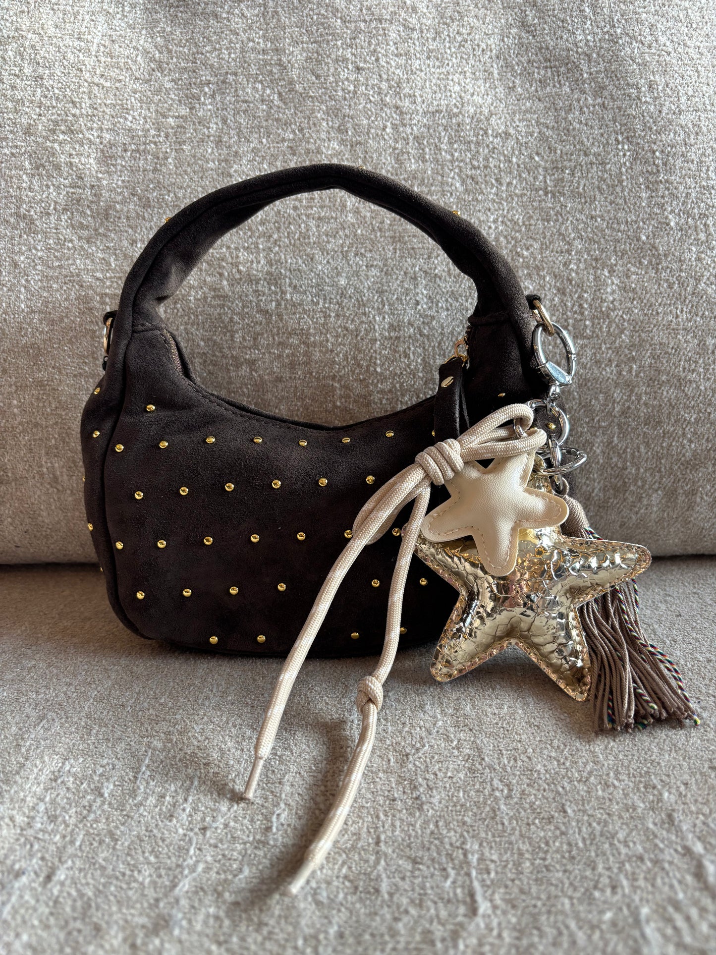 Porte-clés Romy doré