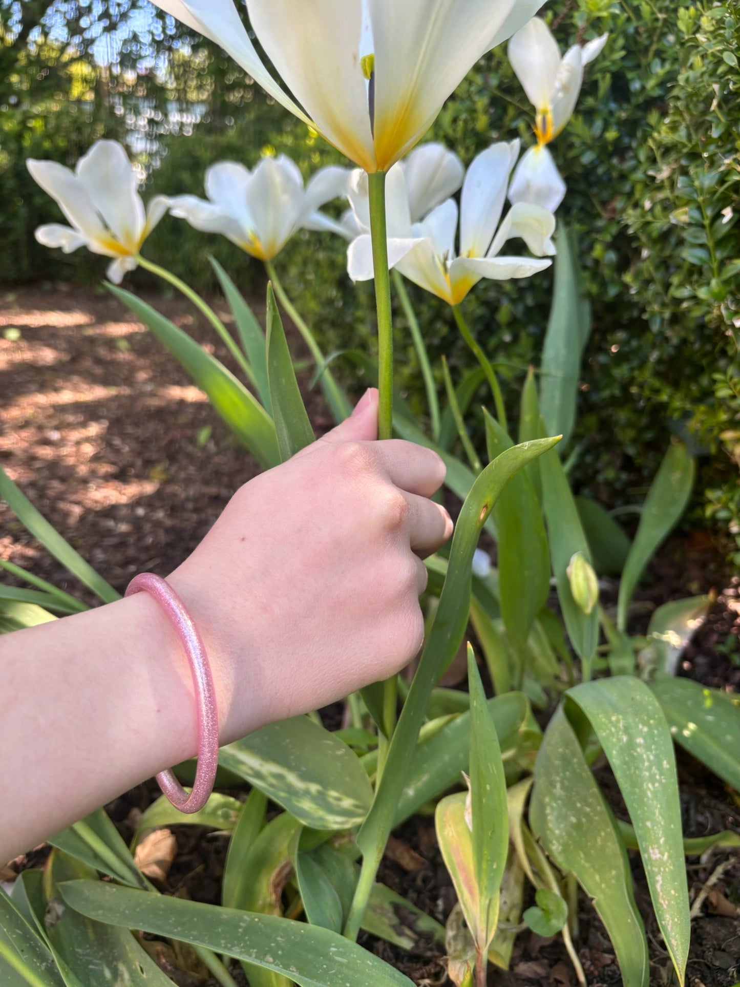 Bracelet jonc Aude pailleté