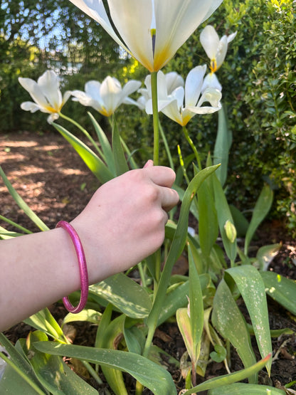 Bracelet jonc Aude pailleté