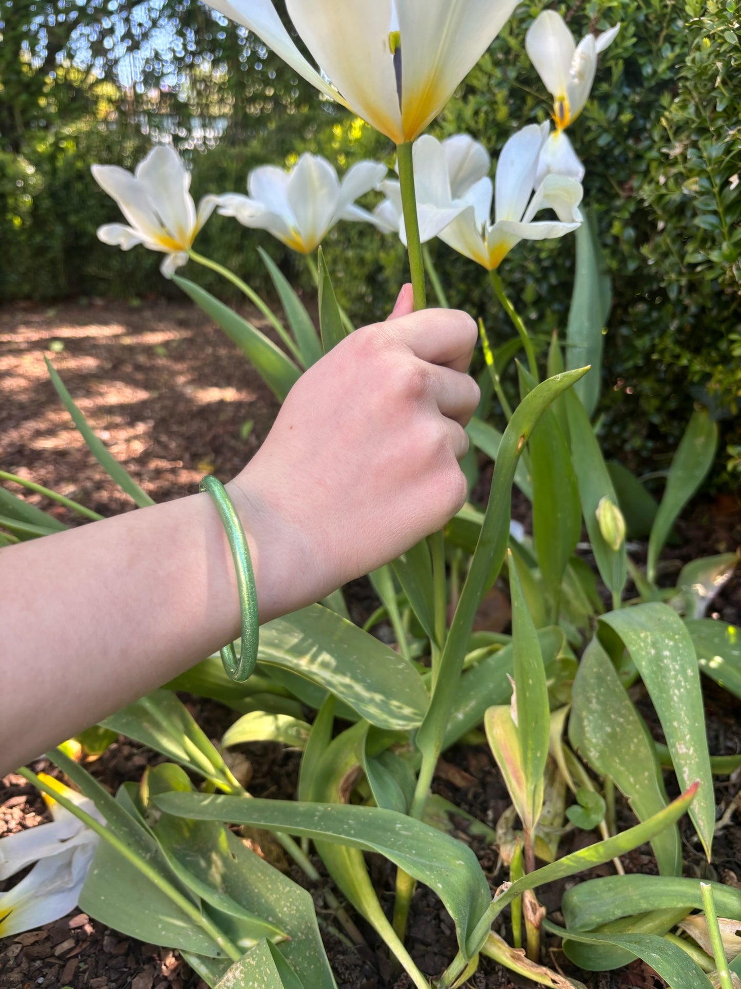 Bracelet jonc Aude pailleté