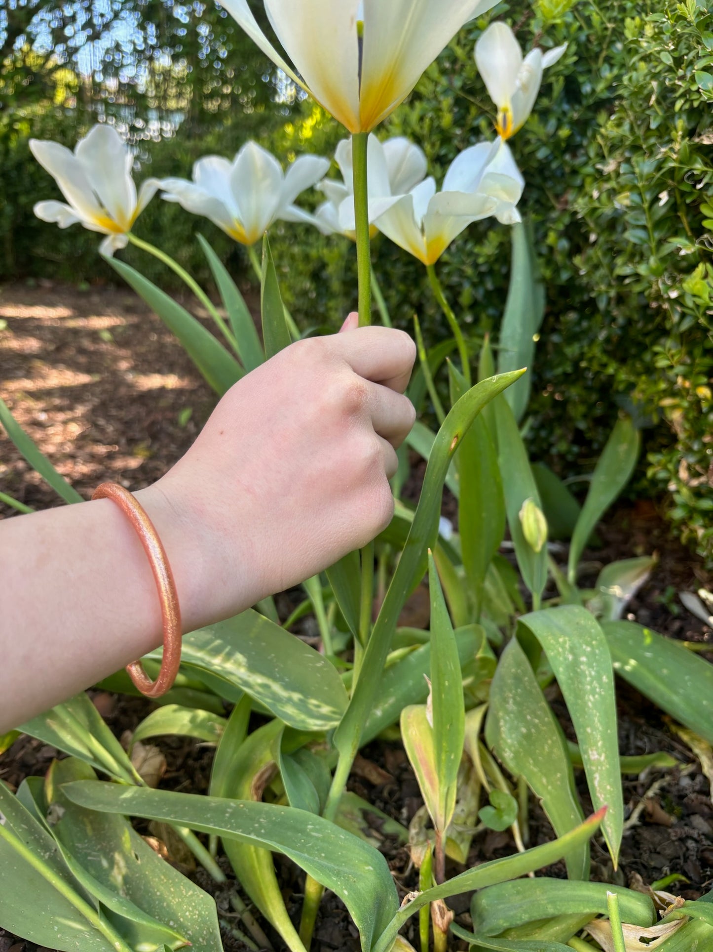 Bracelet jonc Aude pailleté