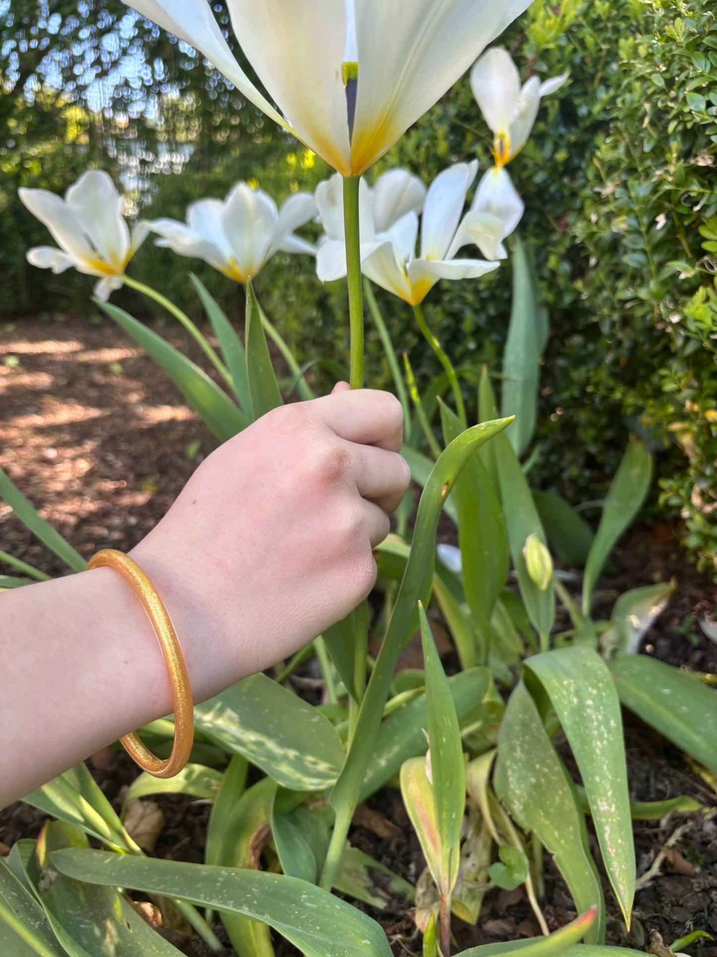 Bracelet jonc Aude pailleté