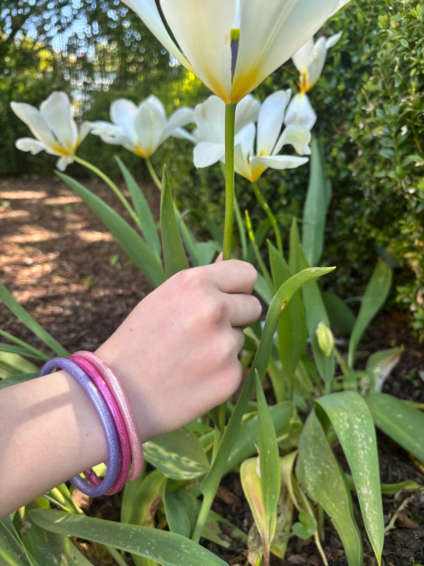 Bracelet jonc Aude pailleté