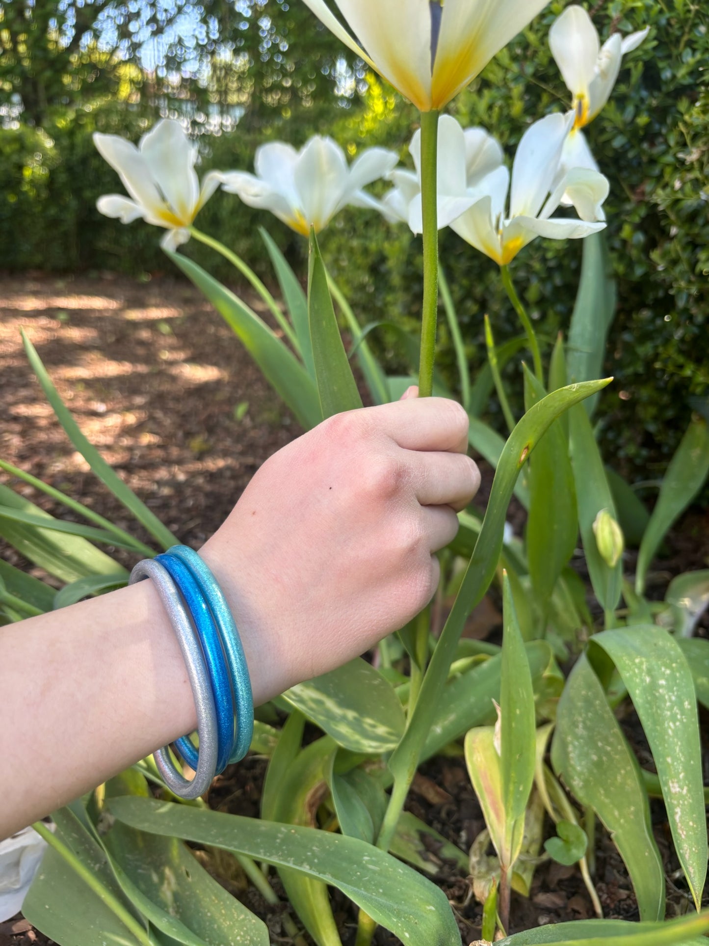 Bracelet jonc Aude pailleté