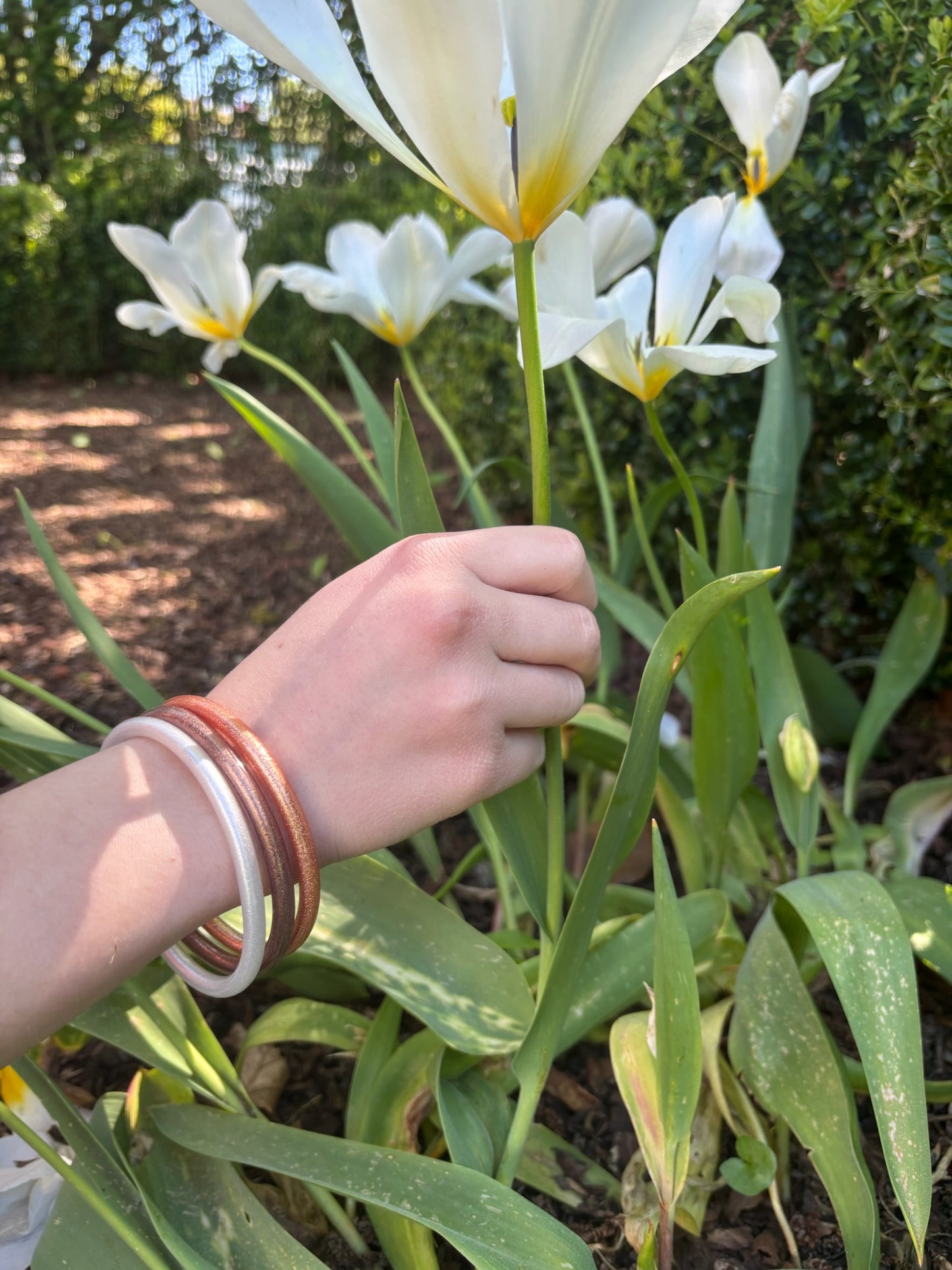 Bracelet jonc Aude pailleté
