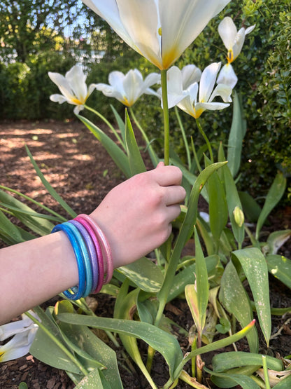 Bracelet jonc Aude pailleté