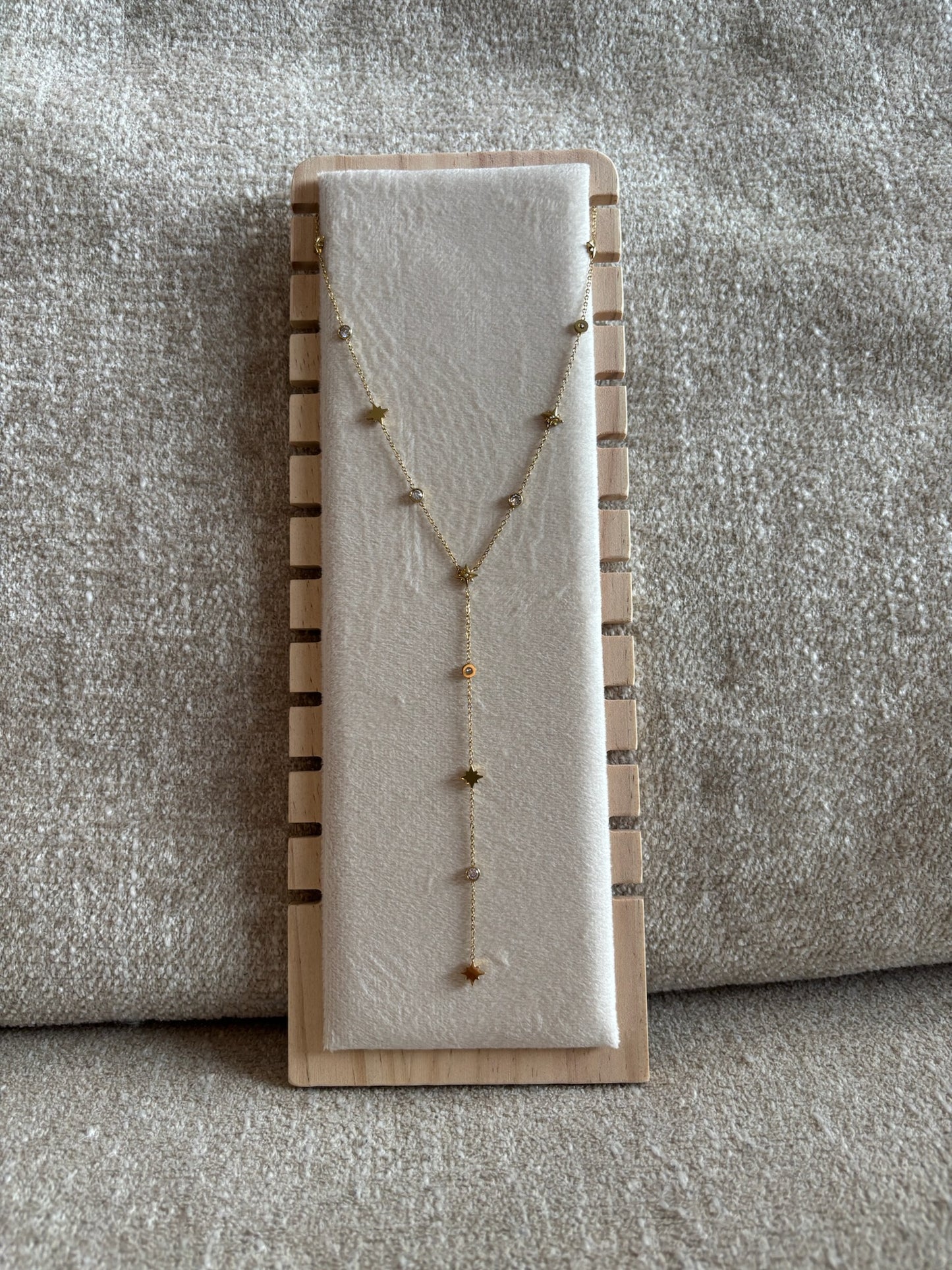 Collier Emilie en acier inoxydable doré