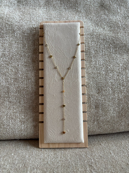 Collier Emilie en acier inoxydable doré