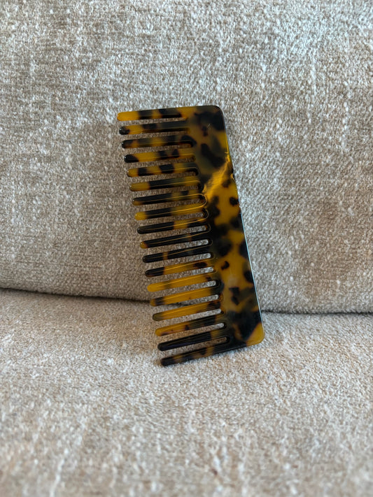 Peigne Opale brun tacheté