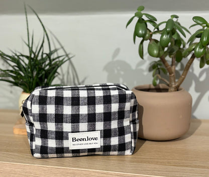 Trousse Lisbonne noir/blanc