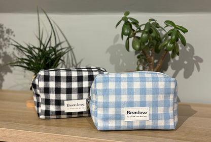 Trousse Lisbonne bleu/blanc