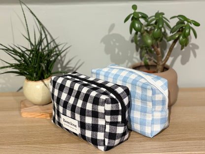 Trousse Lisbonne bleu/blanc