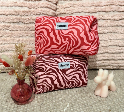 Trousse Venise rose/rouge
