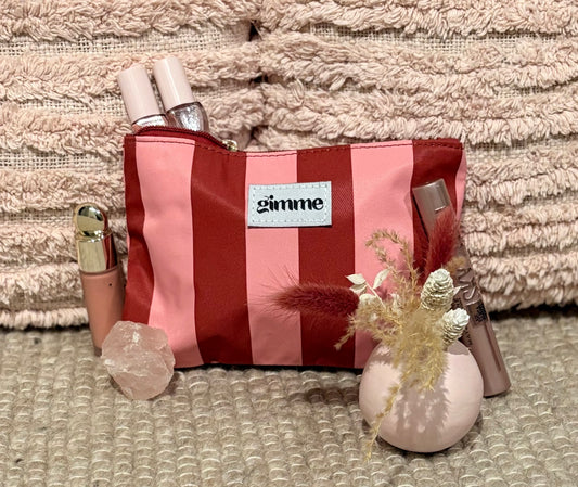 Trousse Rome rose/rouge