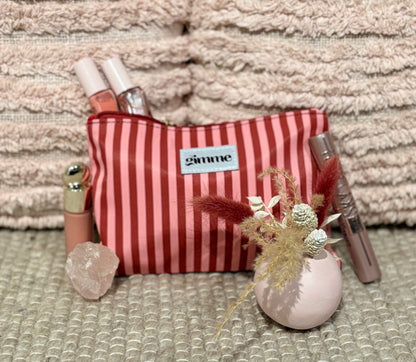 Trousse Milan rose/rouge