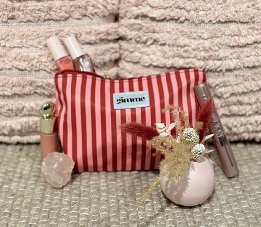 Trousse Milan rose/rouge