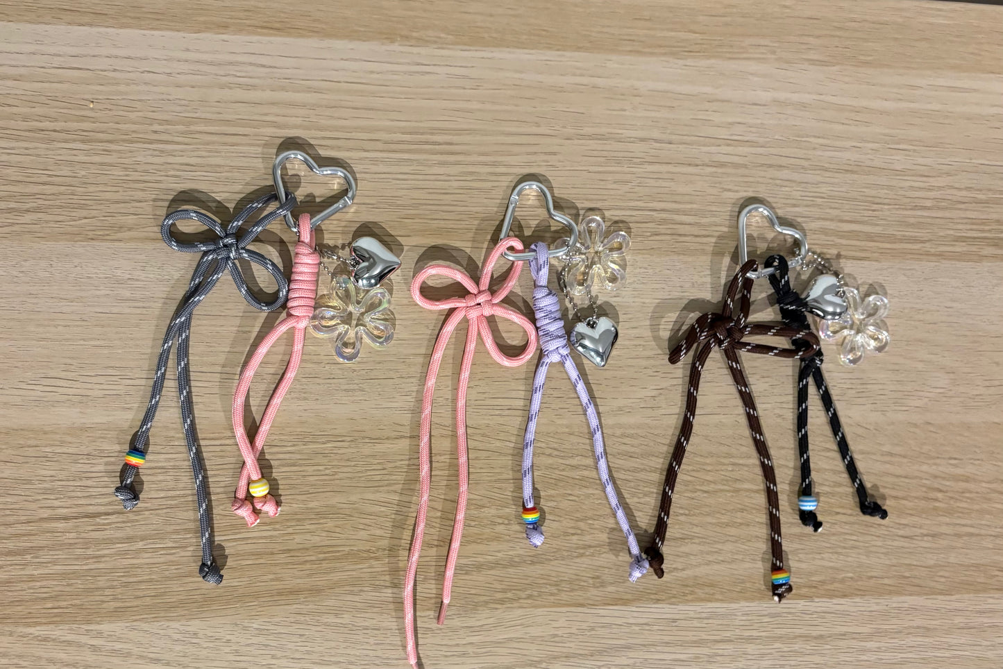 Porte-clés Olivia brun/noir