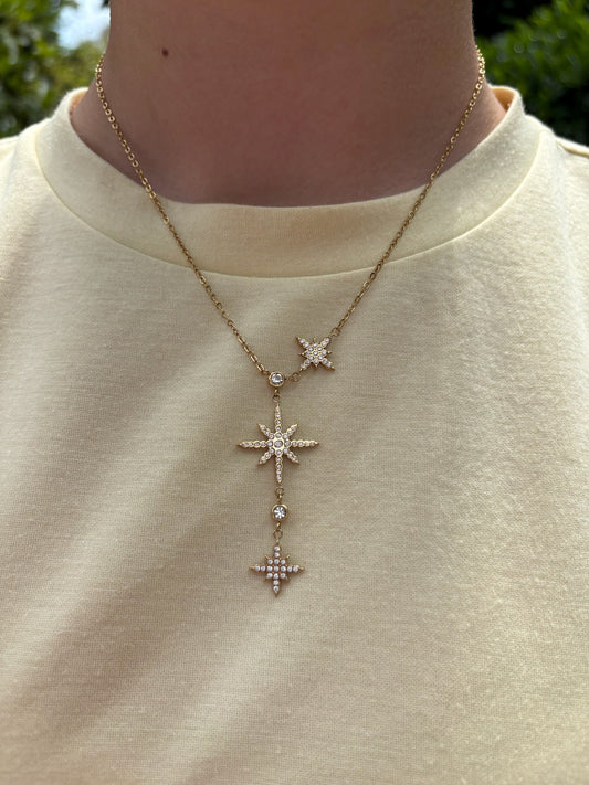 Collier Théa en acier inoxydable doré